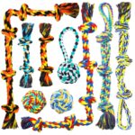 Speedy Panther Baumwollseil-Spielzeug-Set 9-teilig – Kauspielzeug für grosse Hunde