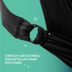 KOALA BABYCARE Cuddle Band 2.0 – Elastisches Babytragetuch bis 15 kg für Neugeborene – Bild 6