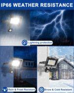 Realky LED Strahler 20W mit Bewegungsmelder – 2000LM Kaltweiß IP65 für Aussen – Bild 5