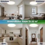 L5L3D LED Deckenleuchte Ø35cm – 4450lm, IP54 wasserfest, Energieklasse B für Küche & Bad – Bild 7