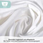 MAKIAN Moltontücher 80x80 cm 5er Set – Premium Flanell Baumwolle für Babys – Bild 6