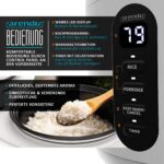 Arendo Reiskocher 0,8 L – 2 Kochprogramme mit Timer & Warmhaltefunktion für 1–2 Personen – Bild 6