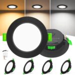 Laiebri LED Einbaustrahler 4er Set – 6W Dimmbar IP44 für Bad & Wohnräume
