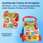 VTech Spiel- und Laufwagen – Interaktive Lauflernhilfe für 12–36 Monate – Bild 6