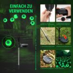 Lewondr 6er-Pack Solar-Augapfel-Lichter – Halloween Gartenbeleuchtung mit 2 Modi – Bild 6