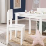roba Kinderstuhl mit Lehne – Cremeweiß lackiert, 59x29x29 cm für Kinder 2-10 Jahre – Bild 4