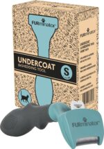 FURminator deShedding Tool Katzen Größe S – Unterfellbürste für Kurzhaar & kleine Katzen