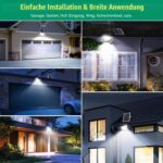 Aigostar Solar LED Strahler 50W mit Fernbedienung – Dimmbar, 3 Farbtemperaturen, IP66 – Bild 8
