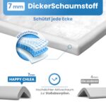 Happy Chlea Kantenschutz Baby-Set – 6,4 m mit Eckenschutzern & Sicherungen – Bild 4