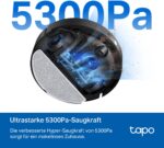 Tapo RV30 Max Plus Saugroboter mit Wischfunktion – 5300Pa Saugkraft & automatischer Absaugstation – Bild 4