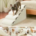 Niubya Hundetreppe 5-stufig H62 cm – Gelenkschonend für kleine & ältere Hunde – Bild 6