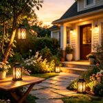 Joycome 2er Set Solarlaterne mit Flackerlicht – Wetterfeste Außenbeleuchtung für Garten & Terrasse – Bild 7