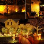 Svater LED Gartenstrahler 4er Set IP65 – 600lm Warmweiss Gartenleuchten mit Erdspiss – Bild 8