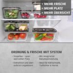 Caso VacuBoxx Eco L – 1500 ml Vakuum-Frischebehälter mit Glasgefäss für längere Haltbarkeit – Bild 6