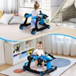 DREAMADE 4 in 1 Lauflernwagen Autodesign – Höhenverstellbar & Klappbar für Babys ab 6 Monate – Bild 9