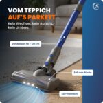 Sommertal VARIO150 Akku Staubsauger 3in1 – Kabellos bis 45 Min für Teppich & Hartböden – Bild 4