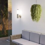 ledscom.de Wandleuchte PORU – IP44 Edelstahl Aussenleuchte E27 matt – Bild 4