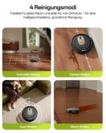 Vexilar W8 Saugroboter mit Wischfunktion – 5000Pa Saugkraft & 130 Min Laufzeit – Bild 4