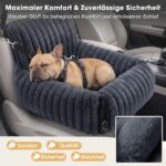 MIXJOY Hundeautositz für kleine bis mittlere Hunde – 4-in-1 Multifunktion mit Memory-Schaum – Bild 5
