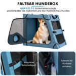 Snagle Paw Faltbare Hundebox für Auto – Rückbank Transportbox mit Metallrahmen für Mittel-/Grosshunde – Bild 9