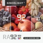 SINCELIGHT LED Mini Einbaustrahler 5er-Pack – IP65 Wasserdicht, 2700K Warmweiss für Schränke & Vitrinen – Bild 5