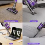 Redkey X18 Akku-Staubsauger 60 kPa – 8-in-1 Kabellos mit LED-Bürste & Automatikmodus – Bild 7