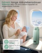 CHUNYEE Tragbarer Baby Flaschenwärmer 500 ml – 100W Schnellaufheizung mit USB-C für unterwegs – Bild 6