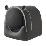 EUGAD Hundehöhle 60x55x60cm – 2-in-1 Design mit abnehmbarem Kissen für Hunde bis 15kg