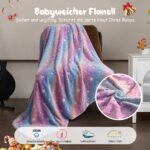 Winthome Kuscheldecke mit Glow-in-the-Dark – Flauschig warm für Kinder & Babys – Bild 3