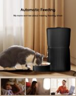 Faroro Futterautomat Katze 4L – Automatischer Futterspender mit 6 Mahlzeiten & Sprachfunktion – Bild 3