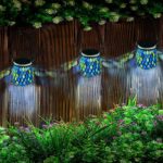 TOTHDATE Solar Mosaik Leuchte Oval – IP65 Gartenlampe mit Lichtsensor für Aussen – Bild 5