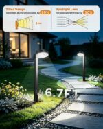 NIORSUN Solarleuchten 8er Set – 3 Farbtemperaturen & Linsentechnik für Garten & Gehweg – Bild 5