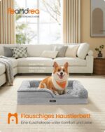 Feandrea Orthopädisches Hundebett 91x68 cm – Gelenkentlastung für grosse Hunde – Bild 2