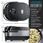 Arendo KAMI Reiskocher 4L mit 3D-Heizsystem – 8 Programme & Dampfgarer für Familien – Bild 2