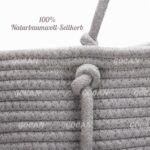 3-stufiger Hängeorganizer aus Baumwollseil – Wandorganizer für Bad & Schlafzimmer – Bild 4