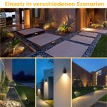 Pogestrand LED Gartenbeleuchtung 32m 10er-Set – IP65 Wasserdicht, 2000 lm, 3000K Warmweiss – Bild 6