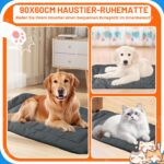 VGECEE Hundebett 90x60cm – Faltbare Hundematte mit Tragegriff für Mittelgrosse Hunde – Bild 6