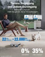 ECOVACS X12 PRO Omni Saugroboter mit Wischfunktion – 22.000 Pa & FocusJet-System – Bild 4