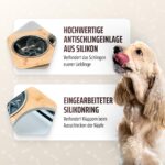 PetVita Hundenapf-Futterstation mit 12-fach Höhenverstellung – Wandmontierbar – Bild 4