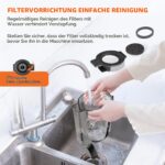 Vazone 3-in-1 Kabelstaubsauger 20 kPa – Beutellos mit Anti-Tangle für Tierhaare – Bild 9