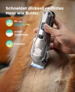 oneisall 4-in-1 Hundeschermaschine – Profi-Fellpflege für dickes Fell mit 4h Akku – Bild 2
