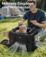 pecute Haustier-Transporttasche Gross 42.5cm – Stabile Katzen- & Hundetasche bis 5kg – Bild 3