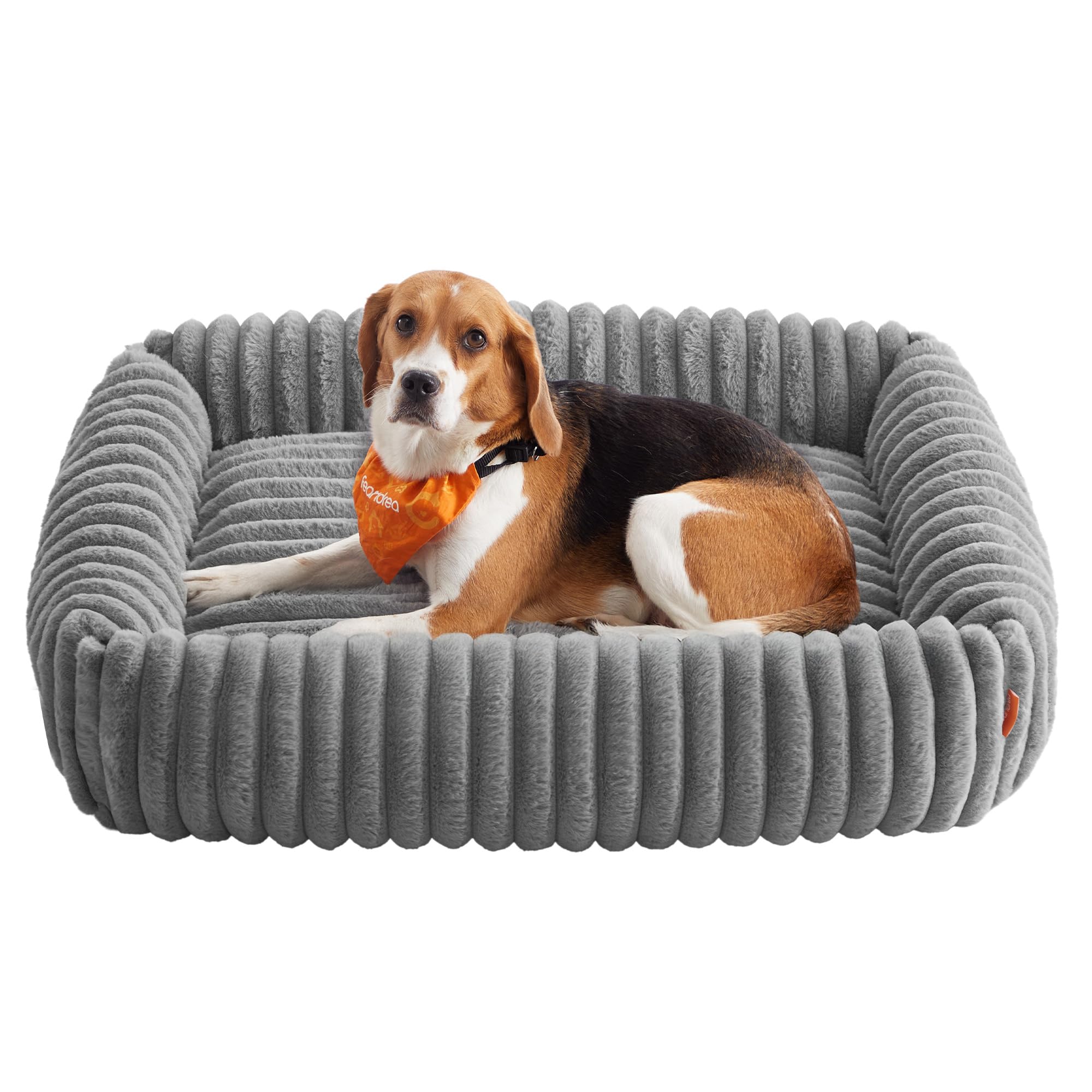 Feandrea Orthopädisches Hundebett 91x68 cm – Premium Hundekörbchen mit Memory-Polsterung