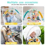 Aomig Spielbogen Kinderwagen mit Rassel & BB-Geräusch – Universell anpassbar für 0-12 Monate – Bild 6
