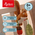 Sigikid Eichhörnchen Anhänger mit Rassel – Motorik-Spielzeug für Babys ab Geburt – Bild 3