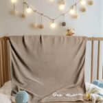 TICBIK Personalisierte Baby-Strickdecke mit Namen – 100x80 cm reine Baumwolle – Bild 2