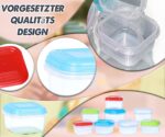 ARSUK Babynahrungsbehälter 120ml – Auslaufsichere Gefrierdosen für Beikost & Muttermilch – Bild 8