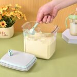 LUXECOVE Milchpulverspender 1700 ml – Versiegelte Aufbewahrungsbox mit Löffel – Bild 2