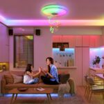YRHome 36W LED Deckenleuchte mit Sternenhimmel, RGB Farbwechsel & Bluetooth Lautsprecher – Bild 8