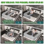 Froadp Bettgitter 150 cm mit höhenverstellbarem Rausfallschutz – Flexibles Kinderbettschutzgitter für 0–3 Jahre – Bild 7